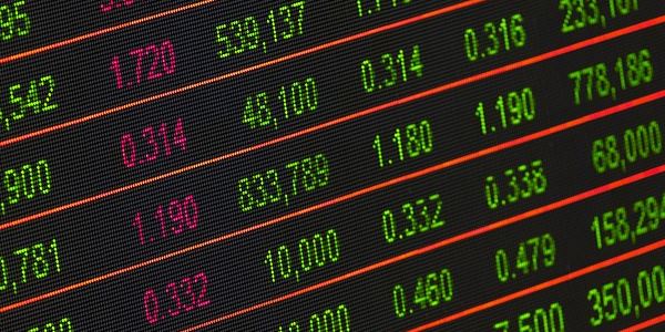 a stock exchange board